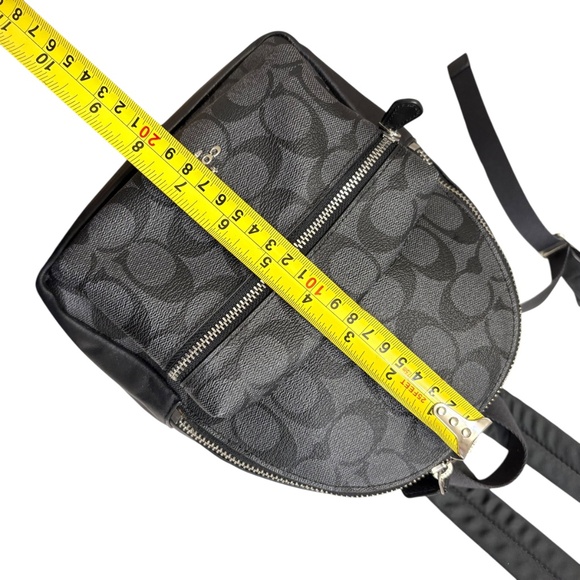 Coach Signature mini Charlie Backpack F58315 Black Backpack - Picture 11 of 11